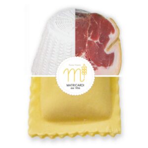 Ravioli <br /> ricotta e crudo